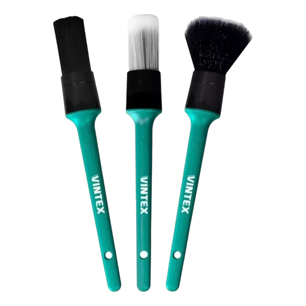 Kit Pincel Vintex Detalhamento Macio Medio Super Macio em Oferta na Shopee