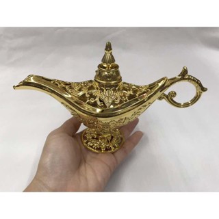 2 x Lâmpada Aladin Dourado De Plástico Decoração Grande- saara bazar em Oferta na Shopee