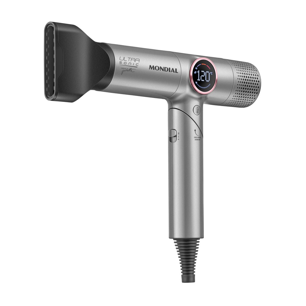 Secador de Cabelo By Juliette Mondial Azul e Rosa 1200W SCT-JU-03 em Oferta na Shopee