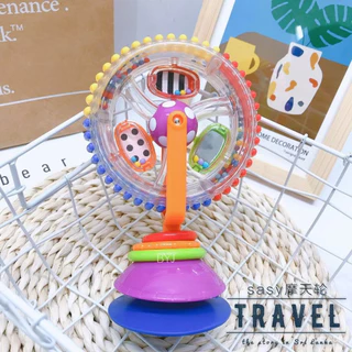 Roda-gigante sensorial macia com ventosa