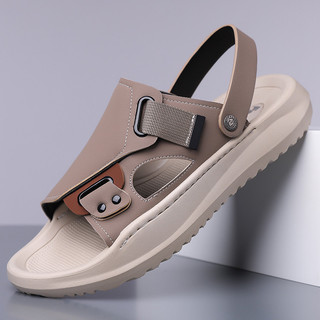 Sapatos de praia superfície macia sola macia sandálias masculinas 2026 novo estilo verão respirável chinelos masculinos 