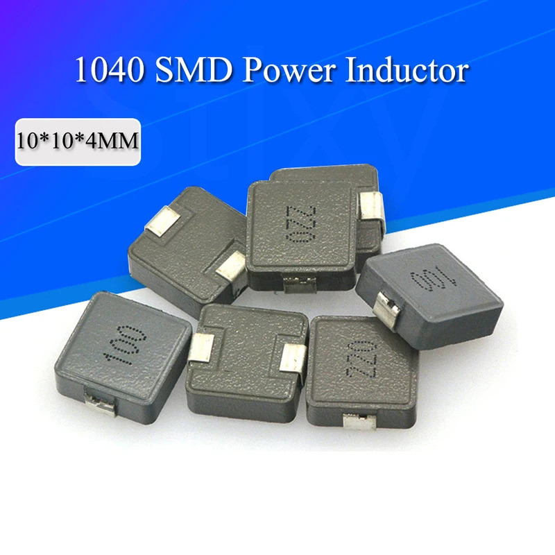5 Peças Indutores De Potência SMD 2.2uh 2R2 4.7uh 4R7 6.8uh 6R8 10uh 100 220uh 220uh 220 Chip Indutor 1040 H