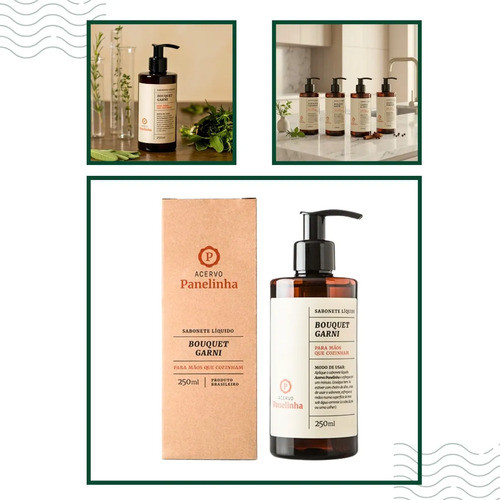 Sabonete Liquido Panelinha Bouquet Garni Rita Lobo 250ml