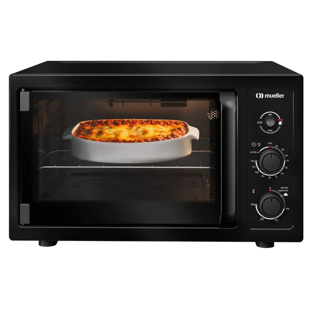 Forno Elétrico de Bancada Mueller MFB50B 50 Litros com Grill