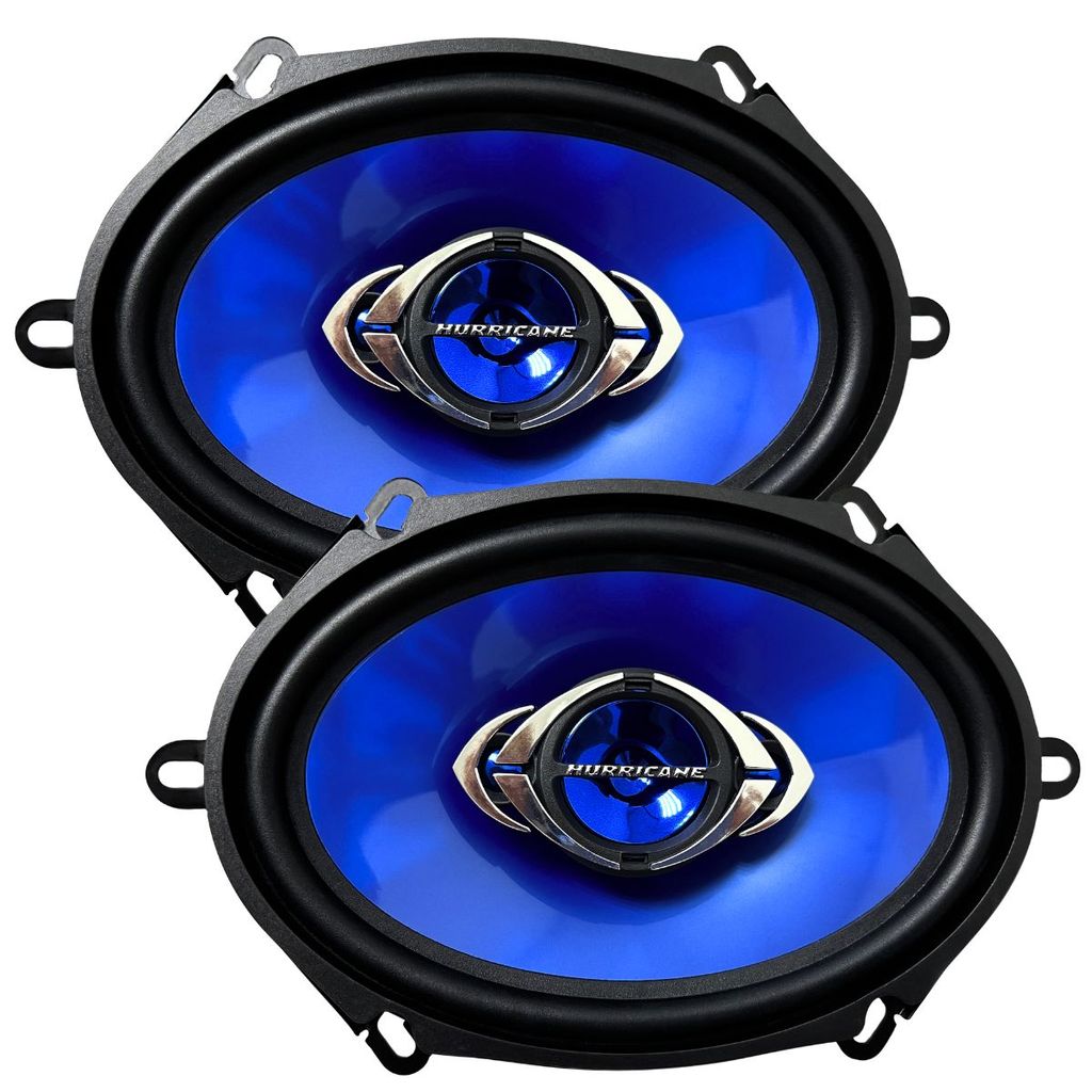 Alto Falante 5x7 Polegadas Hurricane 130W Rms CM57 Quadriaxial 260W Pico Par