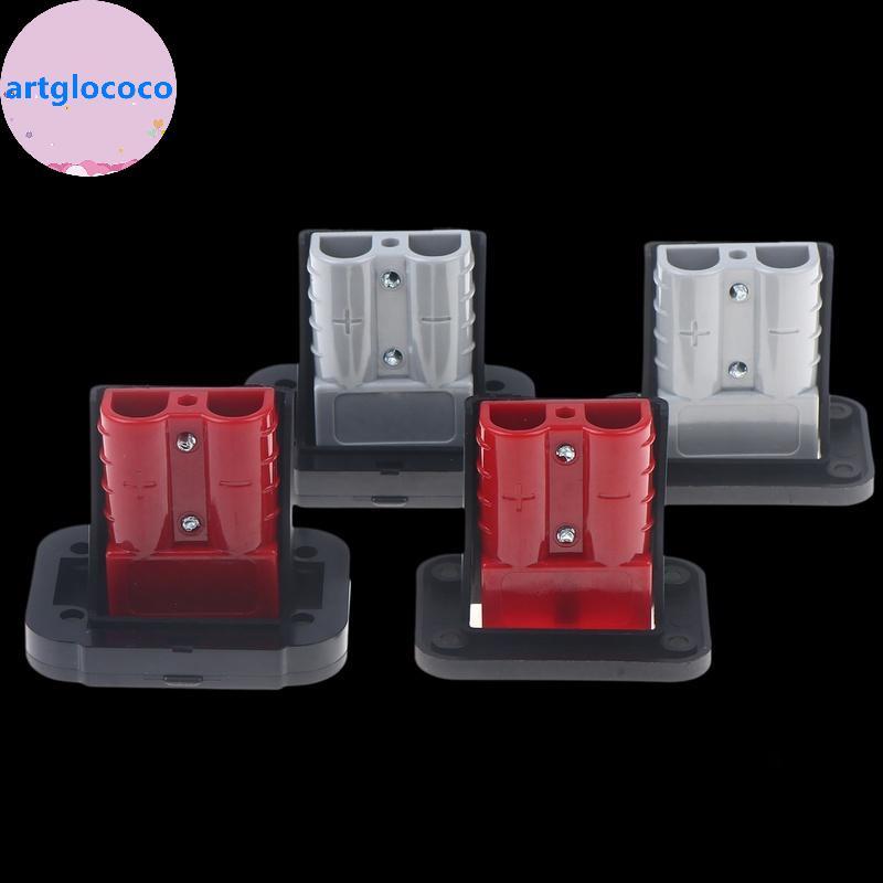 Artglococo 1 Conjunto 600V Qui Plug Conectores De Alimentação 50A Kit Conector Carregamento Bateria Empilhadeira Fio Cab