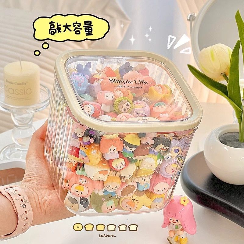 Meu meu mistério caixa de armazenamento bonito ganancioso filhote Mini Pop Mart Lego ornamentos expositor Desktop organi