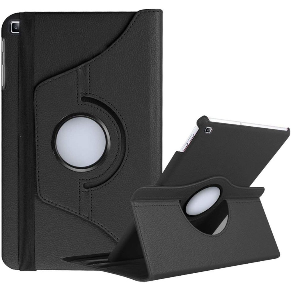Capa Tablet Couro Flip Giratória Case Flip Com Suporte Para Galaxy Tab S5e 10.5 T720 T725 Preta