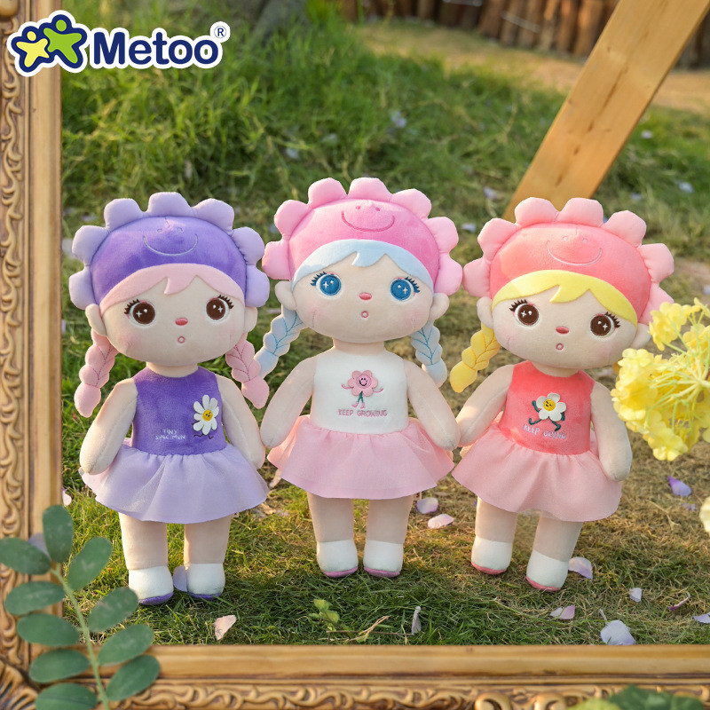 2026 novo estilo metoo Mi coelho flor linguagem Chibao boneca brinquedo de pelúcia menina reconfortante boneca flor fada