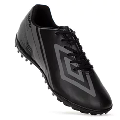 Chuteira Umbro Society Kick Preto e Grafite - Masculino