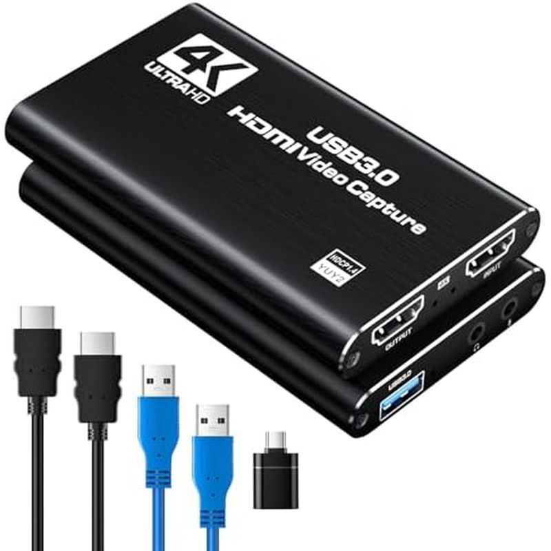 Placa De Captura HDMI Newhopetree Para Streaming , De Áudio E Vídeo De Jogo Full