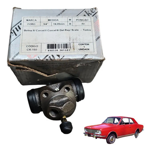 Cilindro Roda Traseiro Direito Bendix Ford Corcel Del Rey