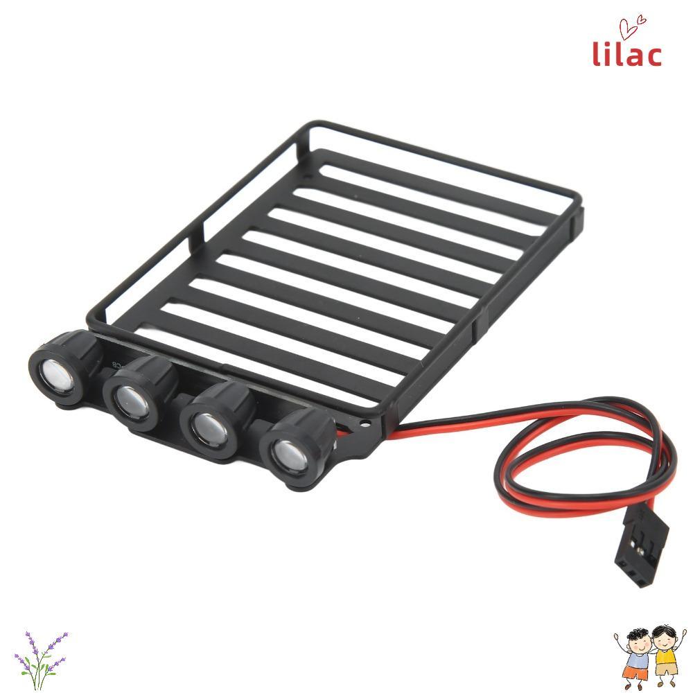 Peça De Rack De Teto LILAC RC , Com Porta-Bagagens Leve LED , Para Carro Crawler Axial SCX24 1/24