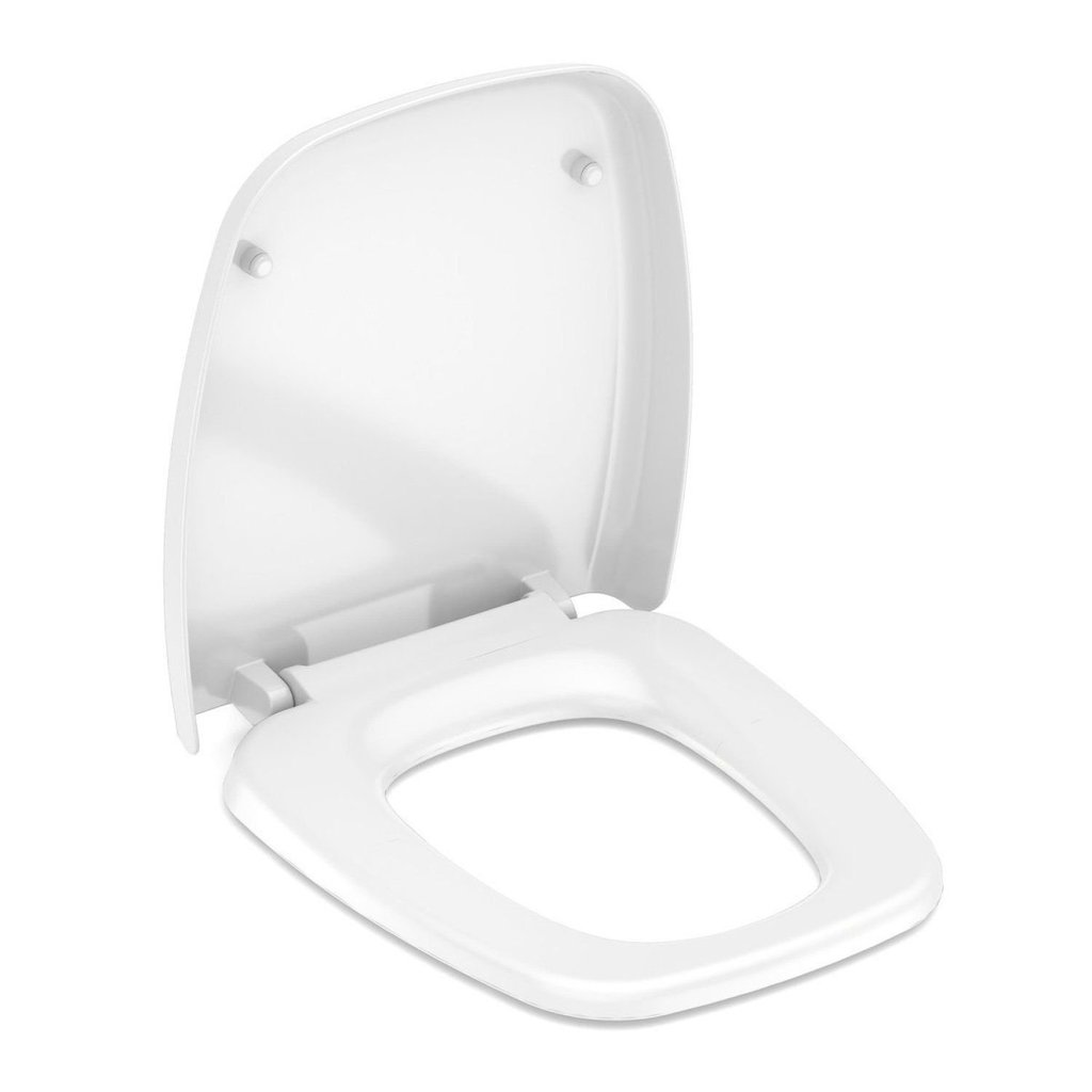 Assento Sanitário com Softclose® Fit Plus Celite Branco Brilhante