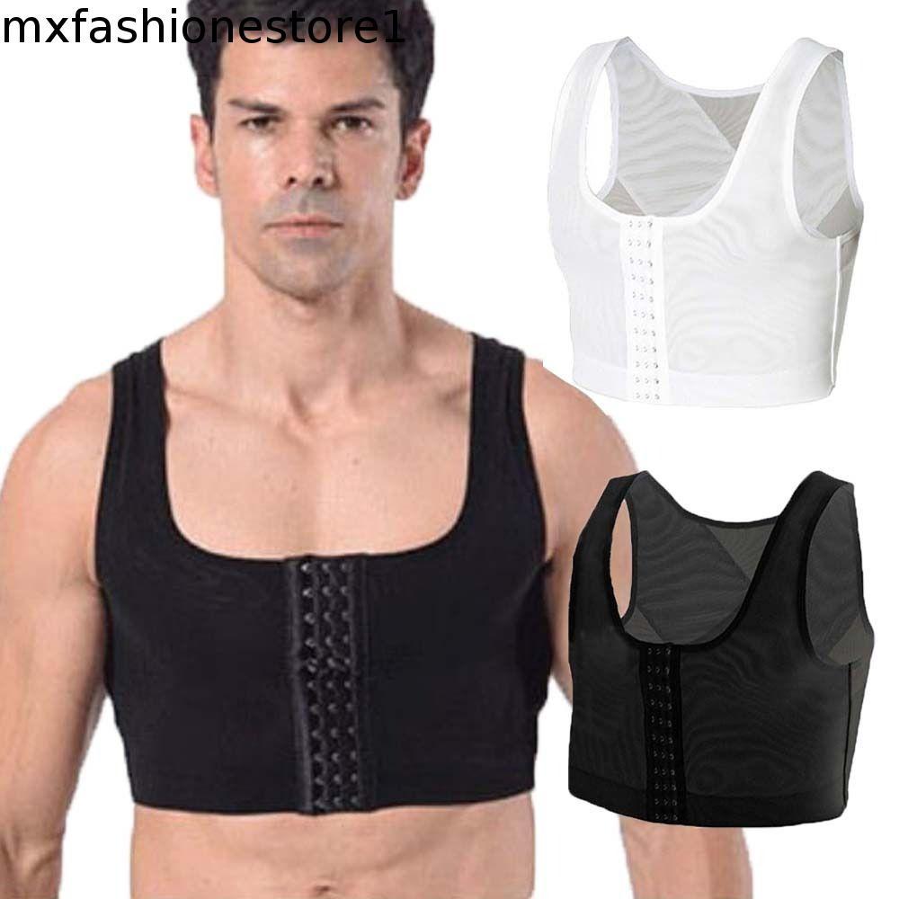 MXFASHIONE Modelador De Roupa Íntima Apertada , Peito Masculino Fitness Sem Mangas , Modeladores De Emagrecimento Para L