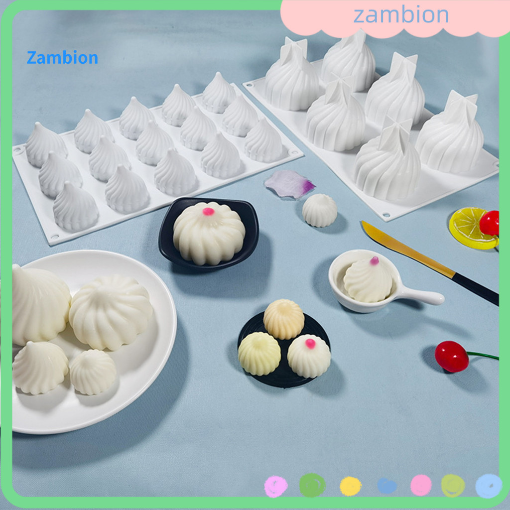 3d Silicone Dessert Mold Dumpling Bun for Steaming Chocolate Resin Soap Baozi Bread Fondant Molds – Perfect Diy Handma