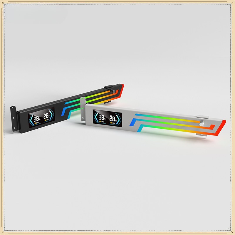 Z-X6 ARGB GPU Suporte 5V 3Pin Altura Ajustável Para Placa Gráfica VGA Compatível Com AURA SYNC