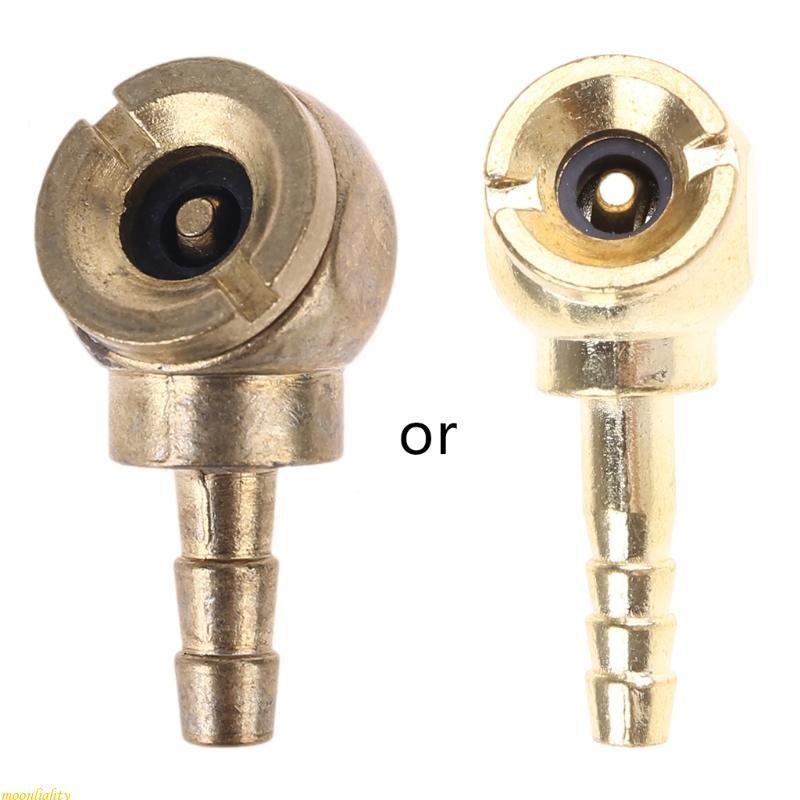 moonlighty 1 4 Bloqueio No Mandril De Ar Mini Compressor Portátil Pneu Inflator Mangueira Final Com Clipe Conector Para