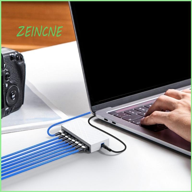 ZEIN Gigabit Switcher 8 Portas 100 1000Mbps Comutador De Rede RJ45 LAN Ethernet 1000Mbps