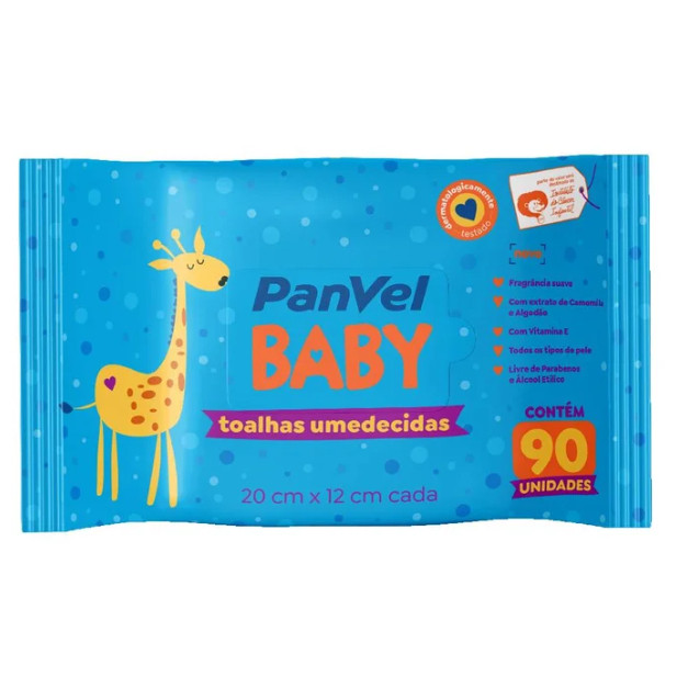 Lenços Umedecidos Panvel Baby 90 Unidades · foto 2