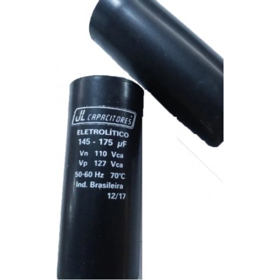 NoBrand Capacitor JL Com Suporte e Tampa 145-175 110V NoBrand 110V Produto Novo Envio Rápido Garantia 30 Dias