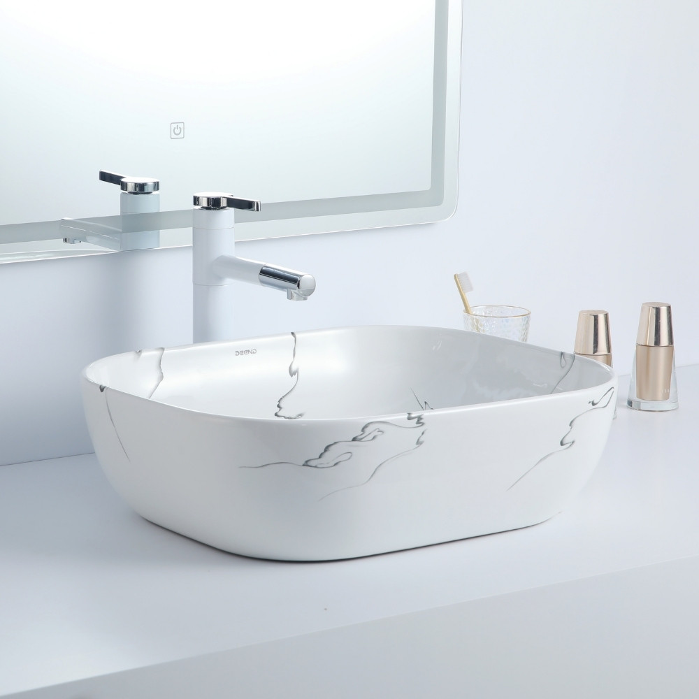 Cuba Deend De Cerâmica MarmoLuce Para Banheiro 50x40x14cm em Oferta na Shopee