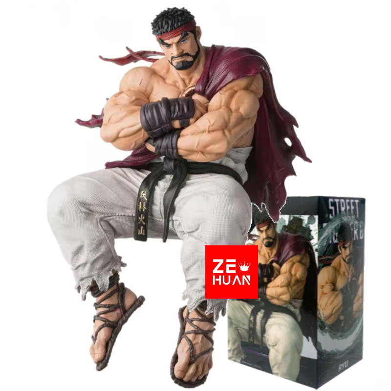 14 cm Anime Figura Street Fighter 6 PM Perching Figura Ryu Modelo action figure boneco brinquedo Presente