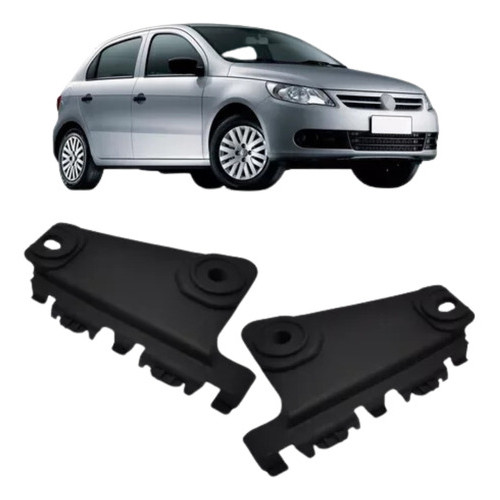 Par Guia Para-choque Dianteiro Volkswagen Vw Gol Voyage G5 em Oferta na Shopee