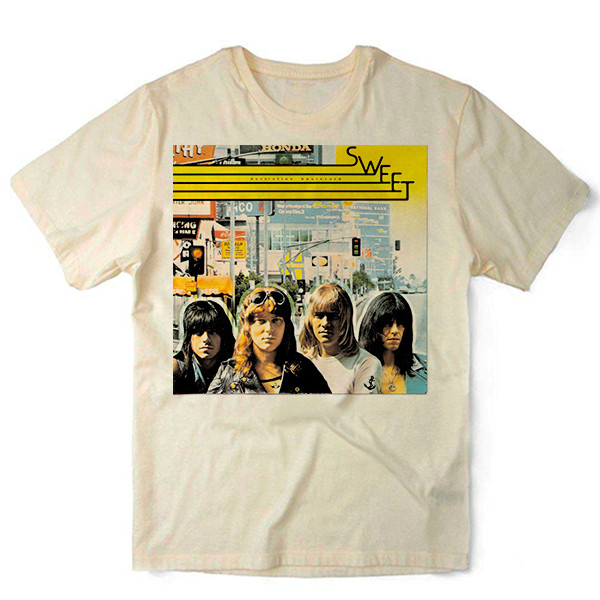 Camiseta Algodao The Sweet Rock Ingles Banda Classica Unissex