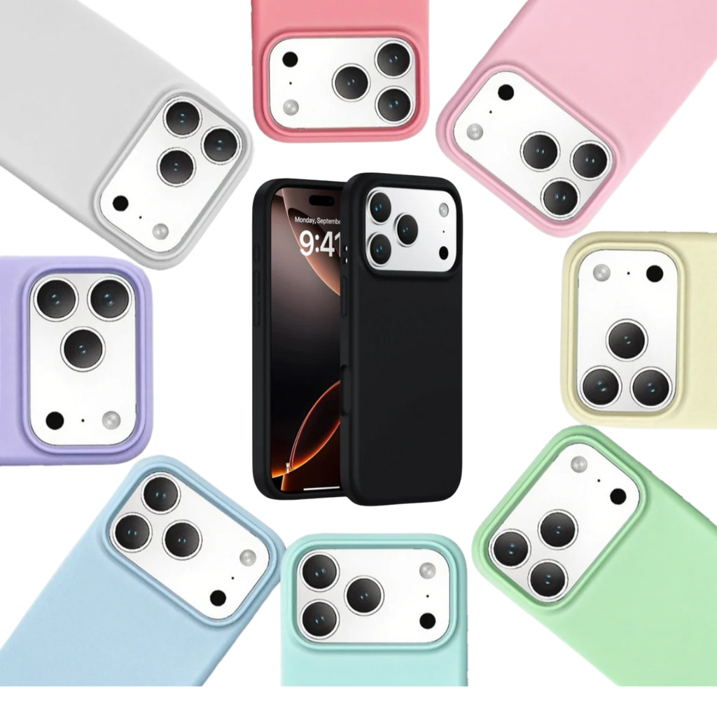capa Capinha Case Silicone Aveludada proteção premium Para iPhone 17 17Air 17pro 17promax em Oferta na Shopee
