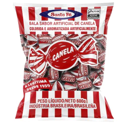 Bala Dura Canela Santa Fé 600g