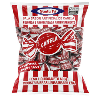 Bala Dura Canela Santa Fé 600g em Oferta na Shopee