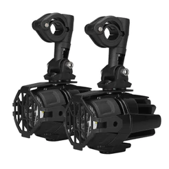 Farol De Milha Led Moto Auxiliar Universal Big Trail Prova D'água | Kit Completo c/ Chicote Plug And Play