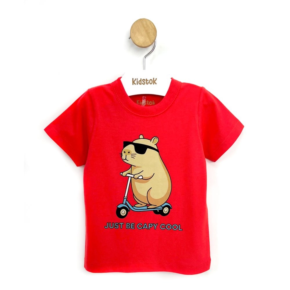 Camiseta Menino Capivara Óculos - Kidstok em Oferta na Shopee