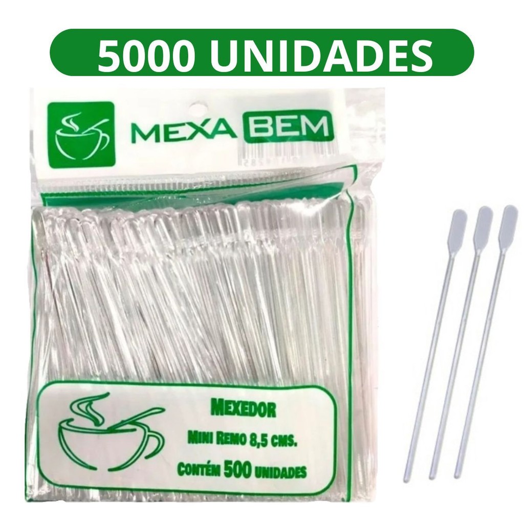 Kit 5000 Mexedores de Café Descartável 8cm | Atacado Barato MexaBem 8,5cm Quantidades em Oferta na Shopee