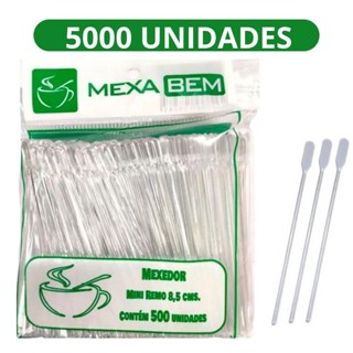 Kit 5000 Mexedores de Café Descartável 8cm | Atacado Barato MexaBem 8,5cm Quantidades em Oferta na Shopee