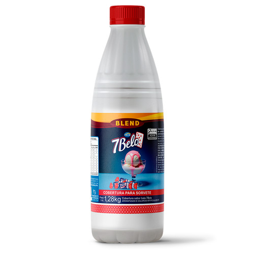 Cobertura Sorvete Sabor 7 Belo 1,28kg BLEND