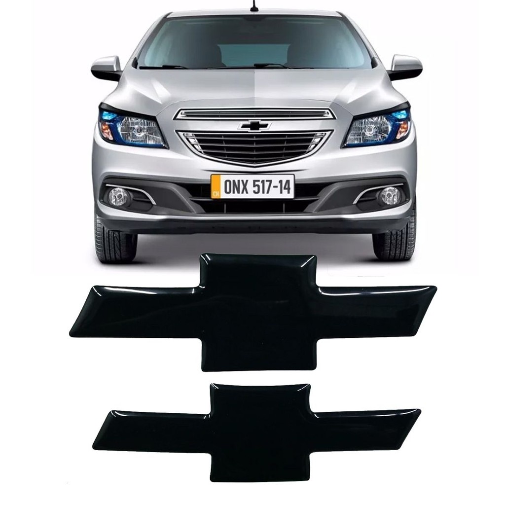 Gravata Adesiva Resinada Para Onix ate 2016 Black Piano em Oferta na Shopee