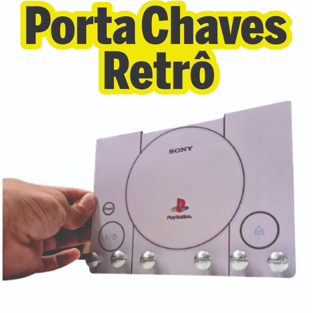 Porta Chaves Gamer Retrô ps1