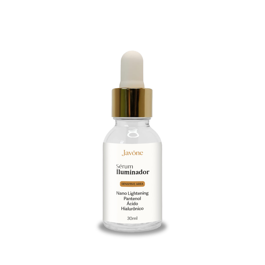 Sérum CLAREADOR Íntimo Javône – Nano Lightening, Pantenol e Ácido Hialurônico | 30ml