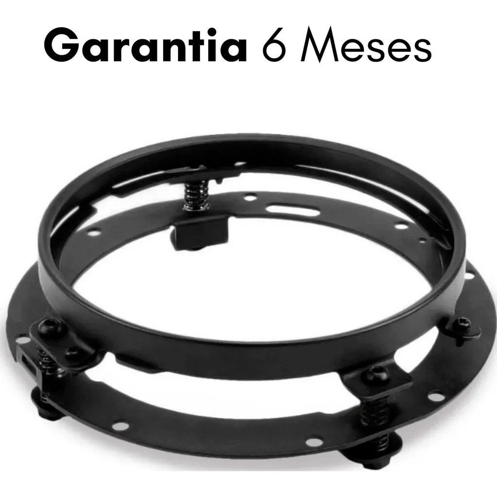 Detalhes do Kit 2 Suportes Asx Vw Constellation - Farol Redondo 7 - H4 Angel Eye