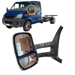 RETROVISOR ESQUERDO LONGO PARA IVECO DAILY 3.0 2008 A 2018