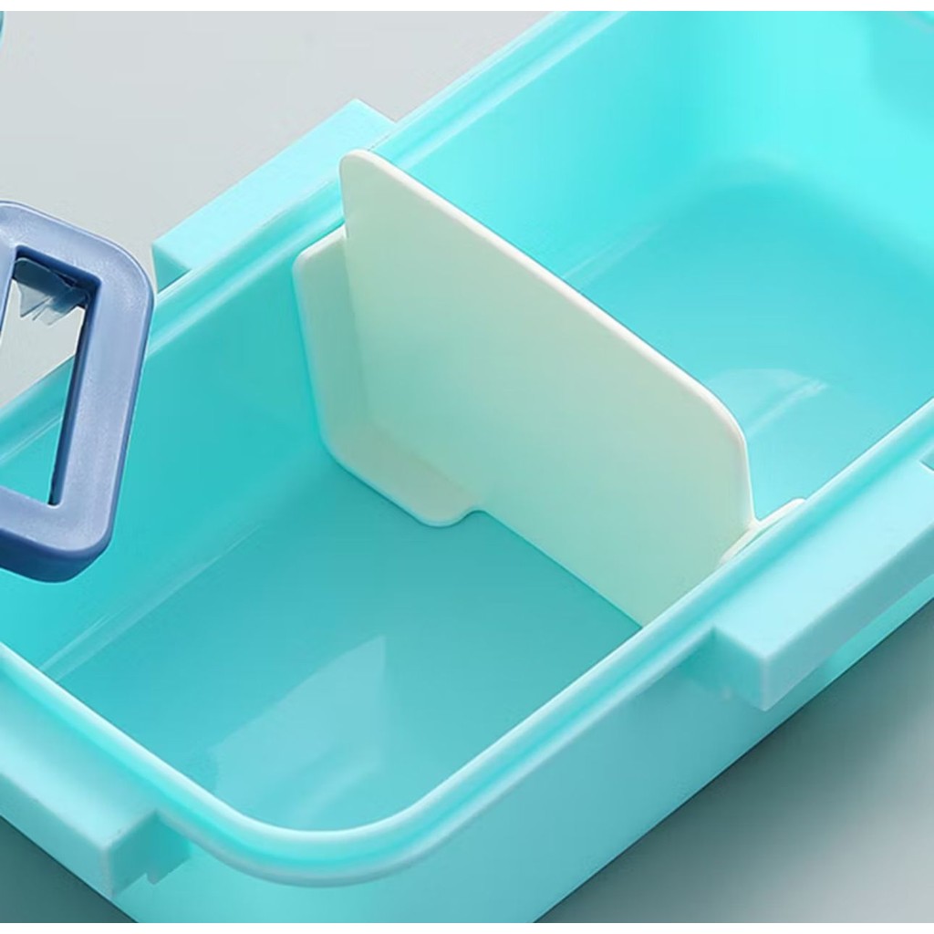 Marmita Lancheira Bentô Com Molheira E Garfo 600ml Infantil