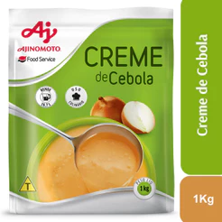 Creme de Cebola Ajinomoto® 1kg - Sabor Caseiro com Pedaços de Cebola - Ideal para Sopas, Cremes e Recheios