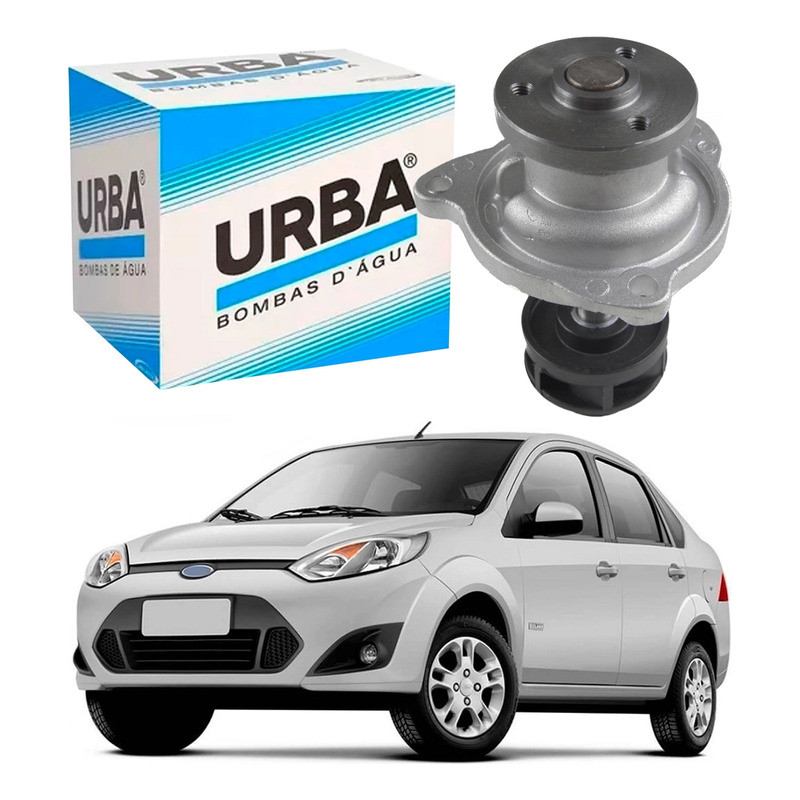 Bomba Dagua Motor Urba Ford Fiesta Sedan 1.6 8v 2010 A 2014 em Oferta na Shopee