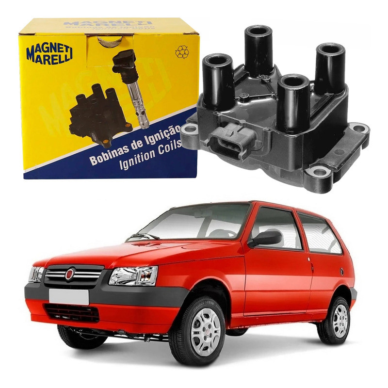 Bobina De Ignição Marelli Uno 1.0 1.3 8v Fire 2004 A 2013 em Oferta na Shopee