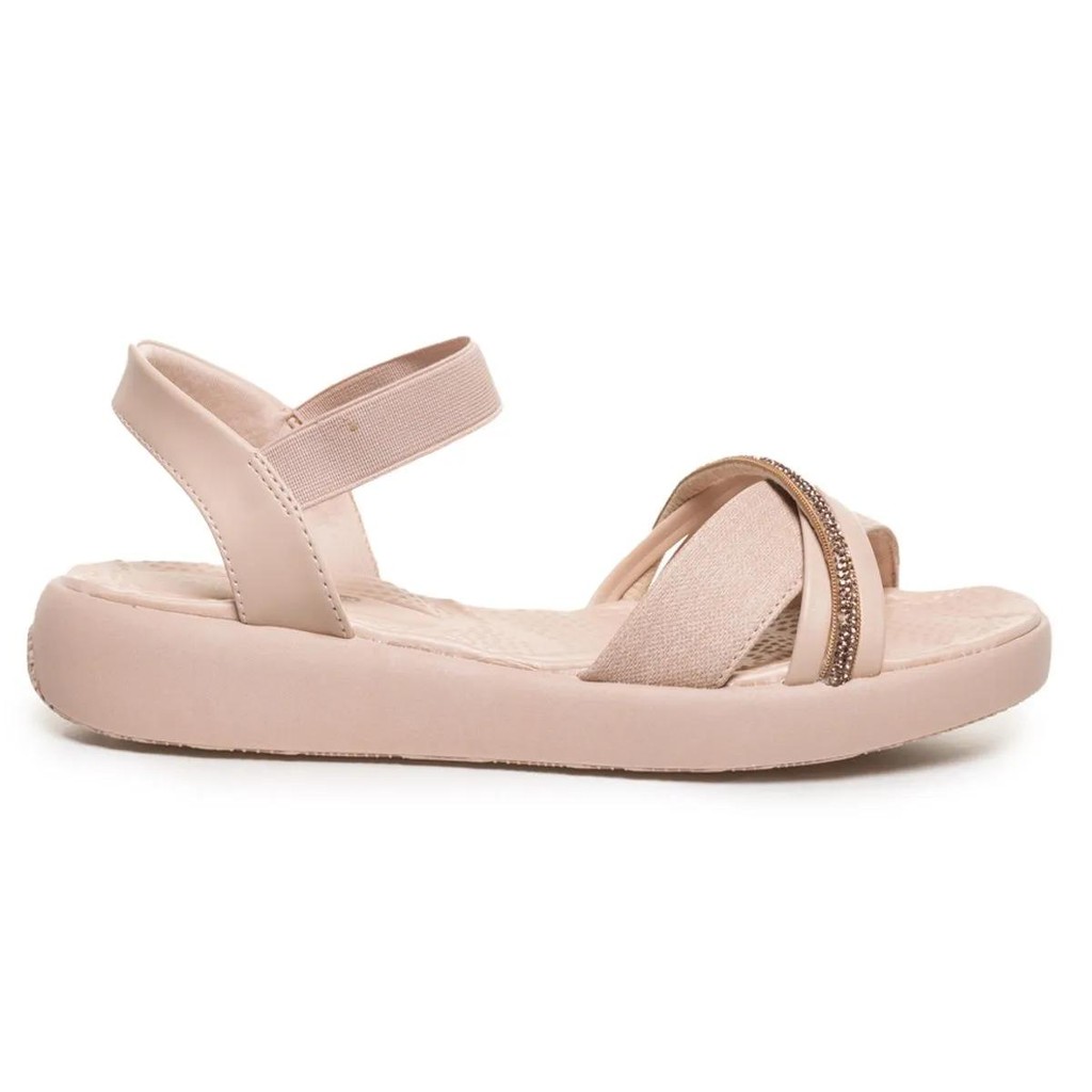 Sandália Comfortflex Tira Strass Feminina em Oferta na Shopee