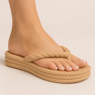 Chinelo 3 Tranças Feminino  Macio e ergonômico