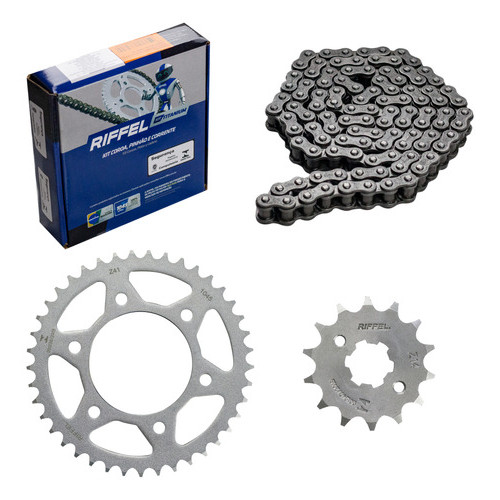 Kit Relação Transmissão Yamaha Factor 125i 150 Fazer 150 Metal
