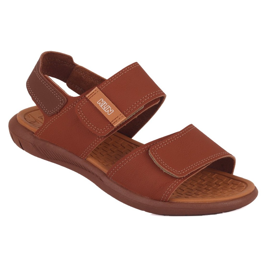 Sandália Papete Infantil Klin Menino Confortável e Ajustável  Leve e Anatomica dia a dia - Marrom em Oferta na Shopee